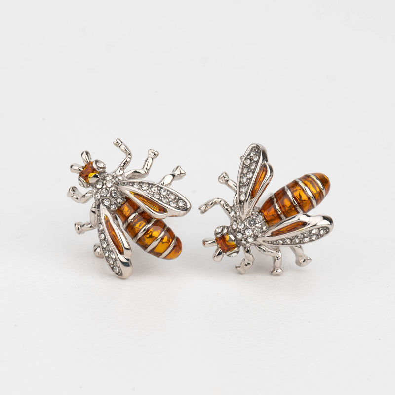 Hornet Enamel Metal Cufflinks