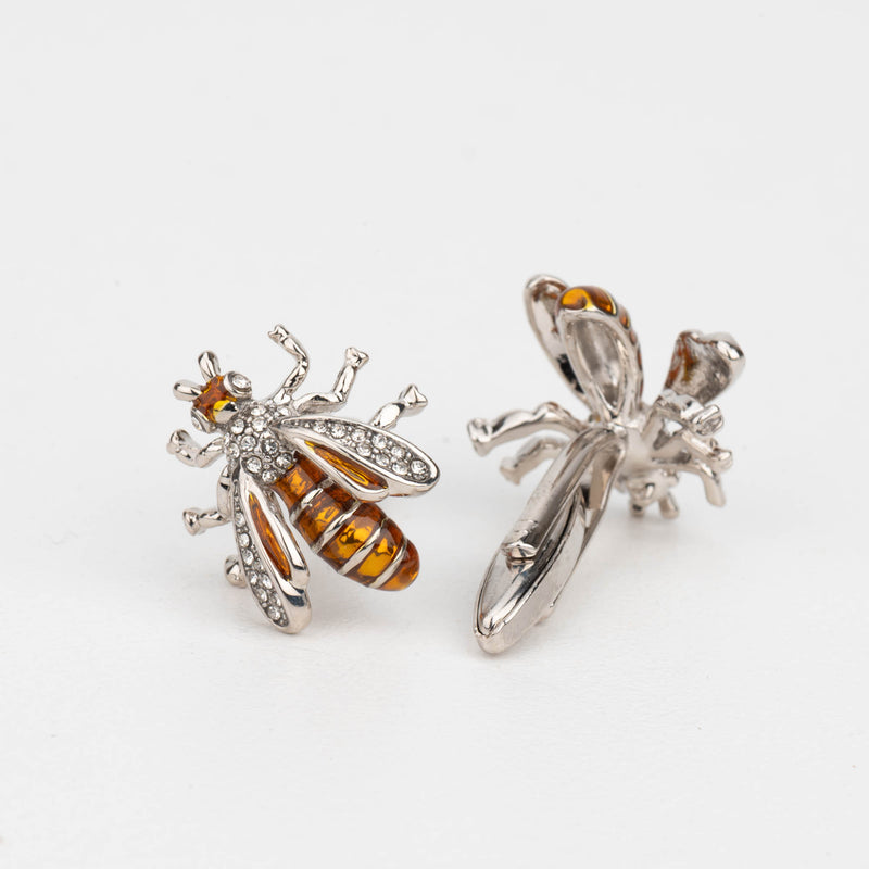 Hornet Enamel Metal Cufflinks