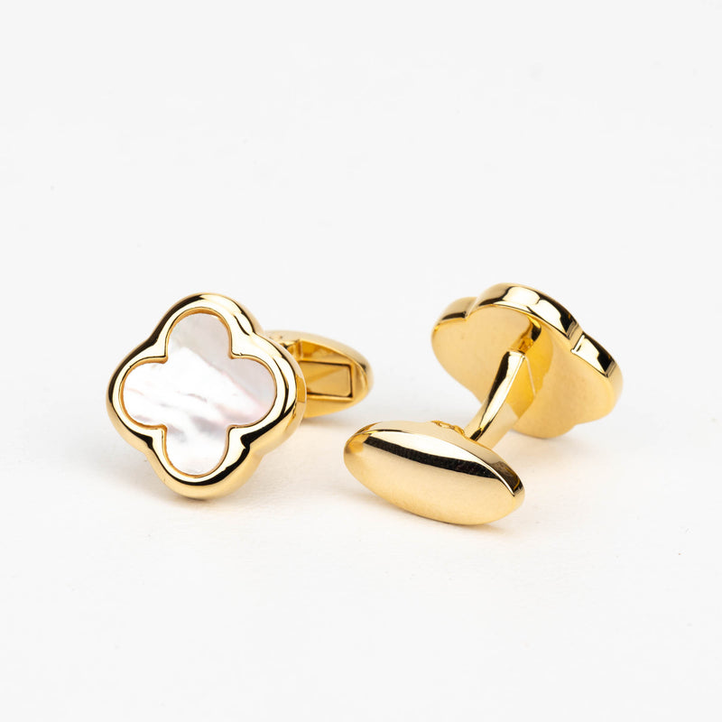 Clover Mother of Pearl Cufflink