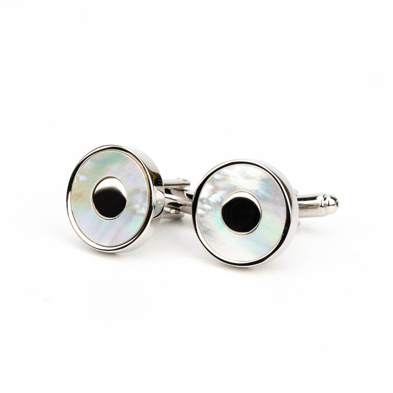 Donut Mother of Pearl Cufflinks