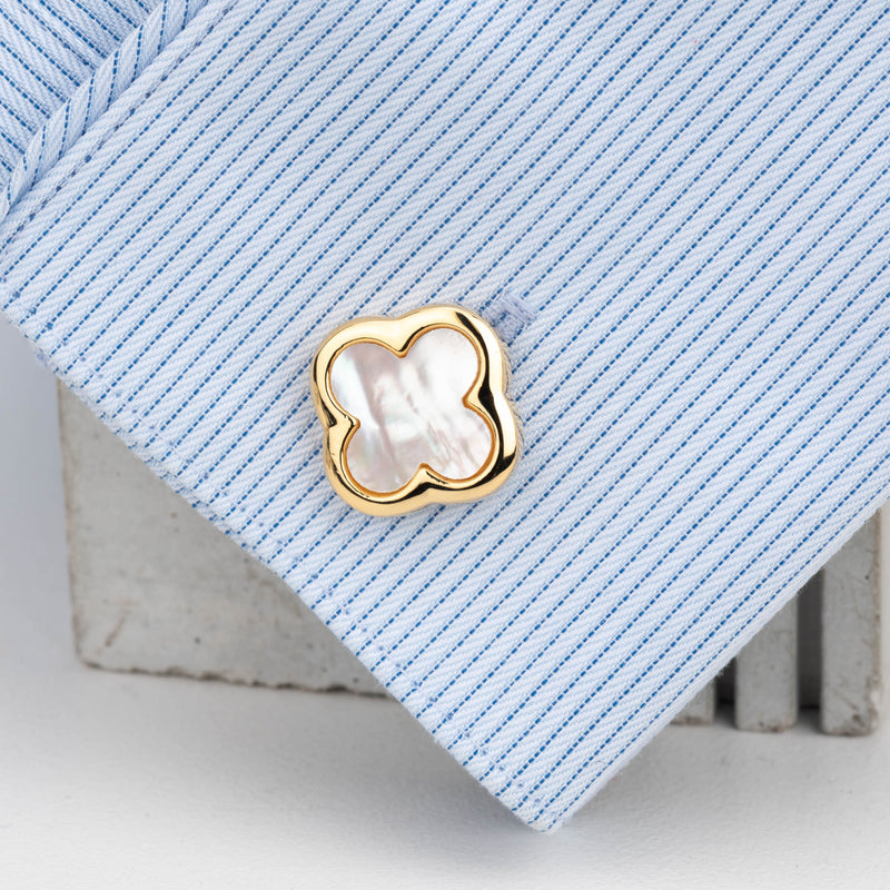 Clover Mother of Pearl Cufflink