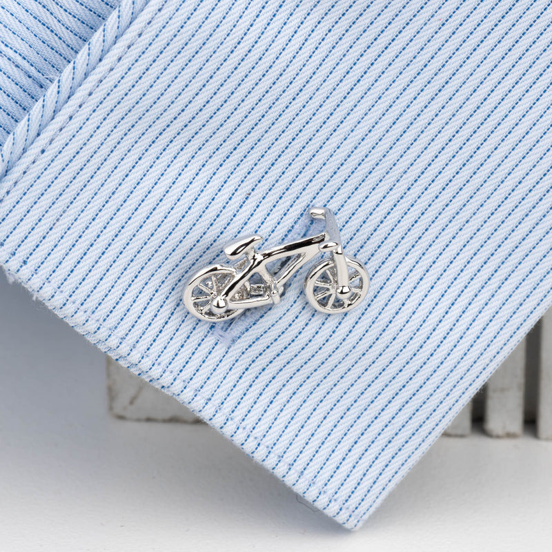 Detailed Bike Cufflinks