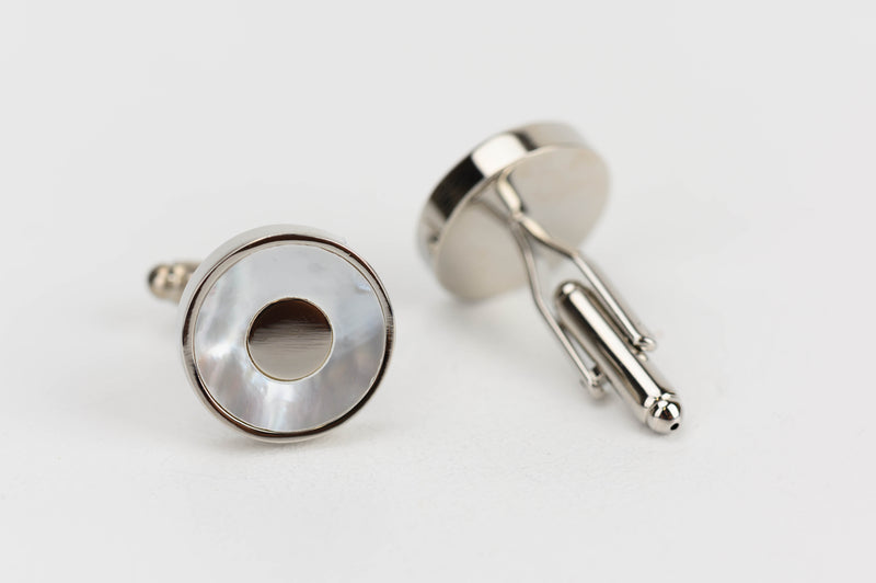 Donut Mother of Pearl Cufflinks