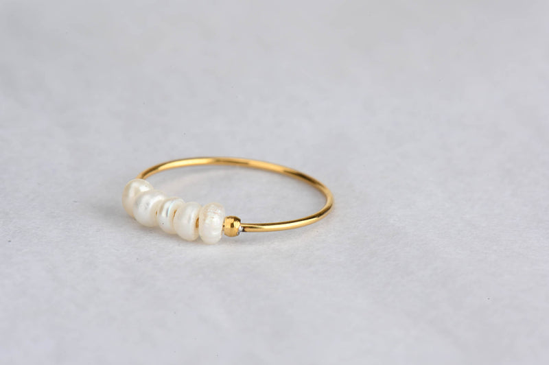 Dainty Freshwater Pearl Ring