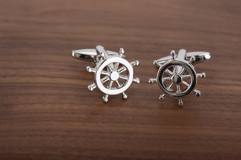 Minimalism Rudder cufflink