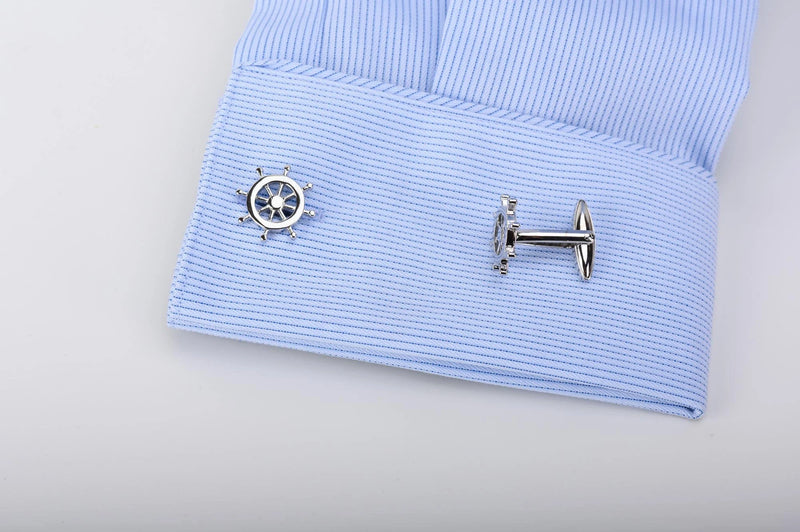 Minimalism Rudder cufflink