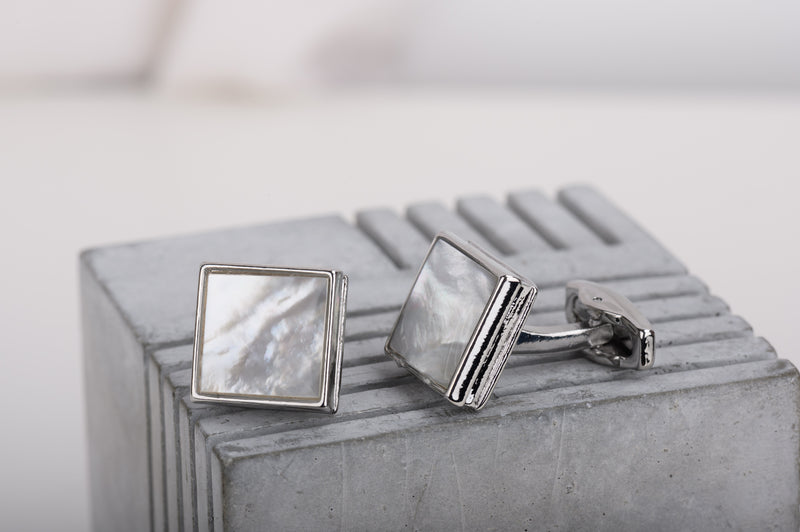 Square Mother of Pearl Cufflink