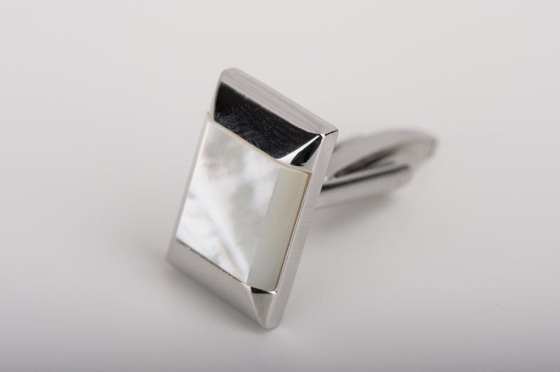 Rectangle Mother of Pearl Cufflink