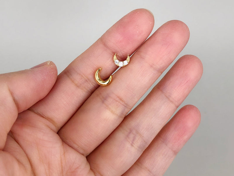 Moon Helix Earring