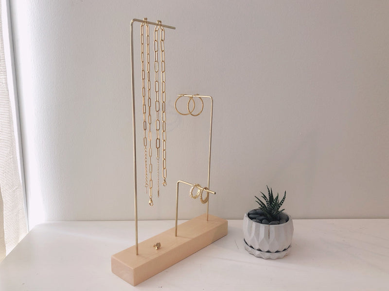 Classic Slim Asymmetrical Jewelry Stand