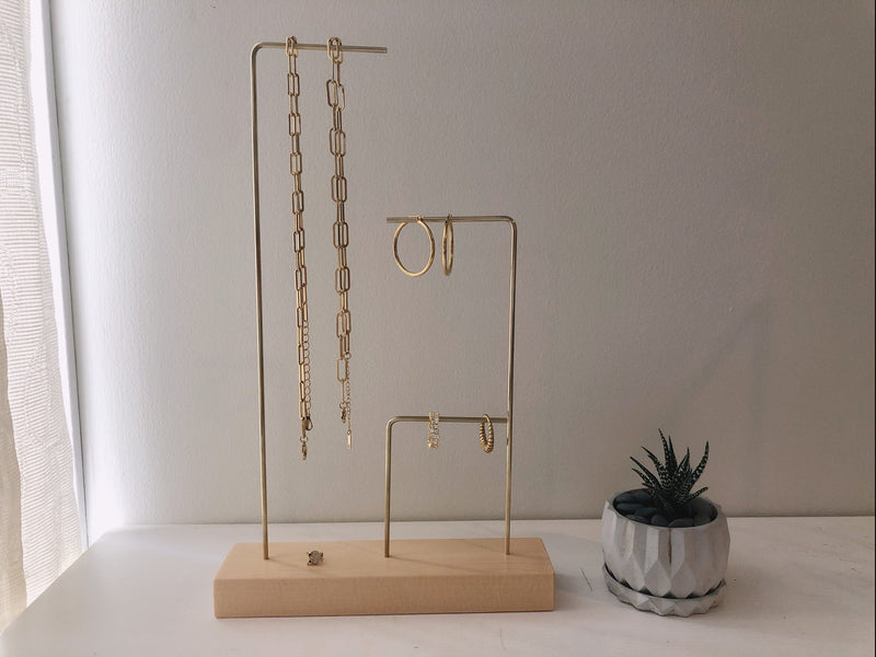 Classic Slim Asymmetrical Jewelry Stand