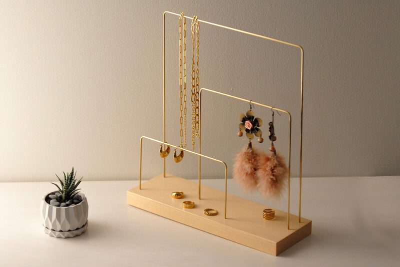 Classic Large Asymmetrical Jewelry Stand