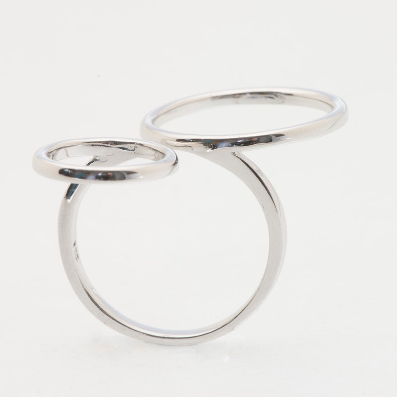 Open Dancing Circle 925 Sterling Silver Ring