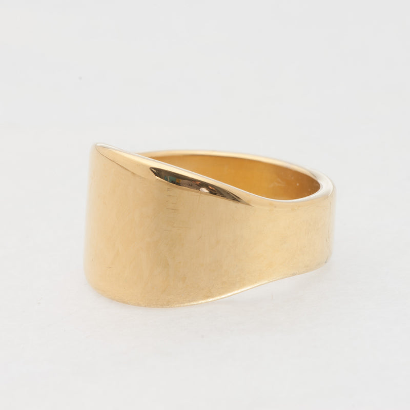 Wide Chunky Gold Ring