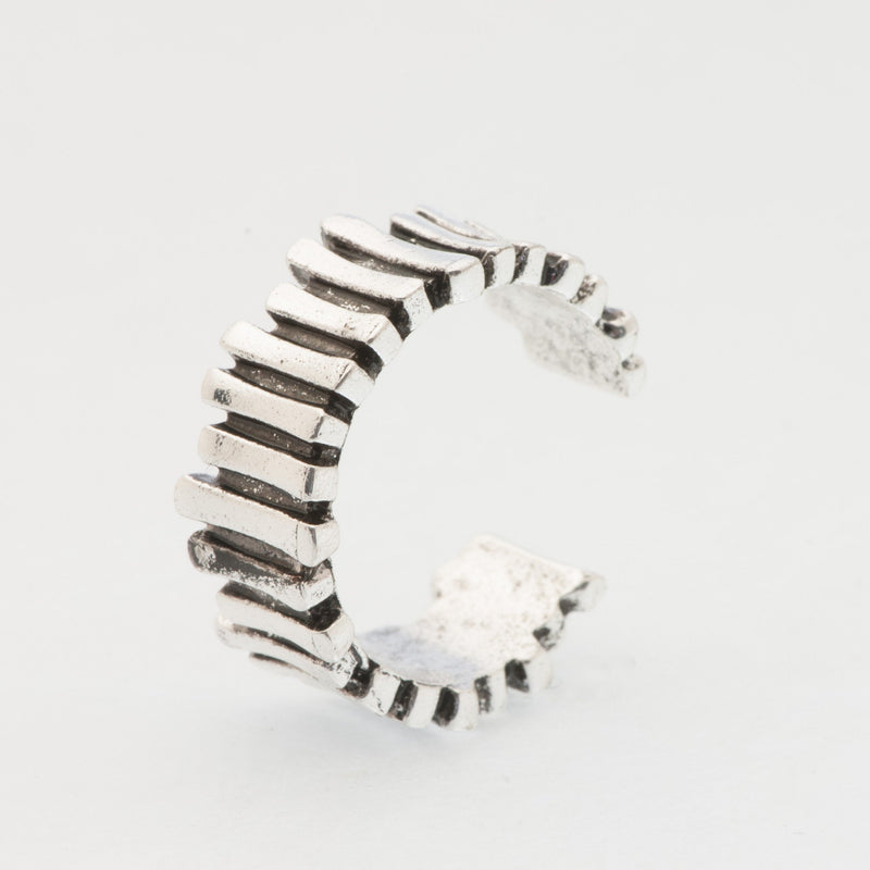 Chunky Textured Sterling Silver Ring