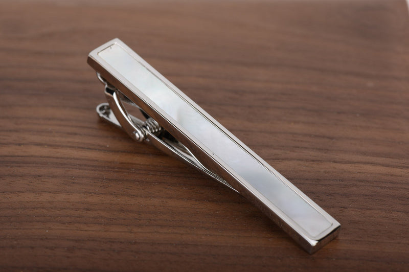 Mother of Pearl Shell Tie Clip